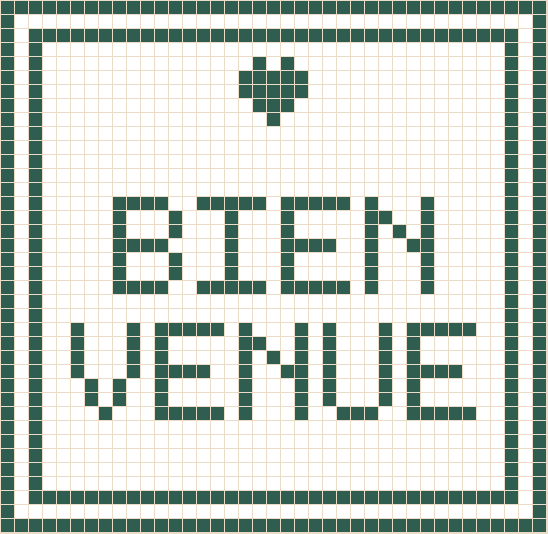 Tableau à message au filet