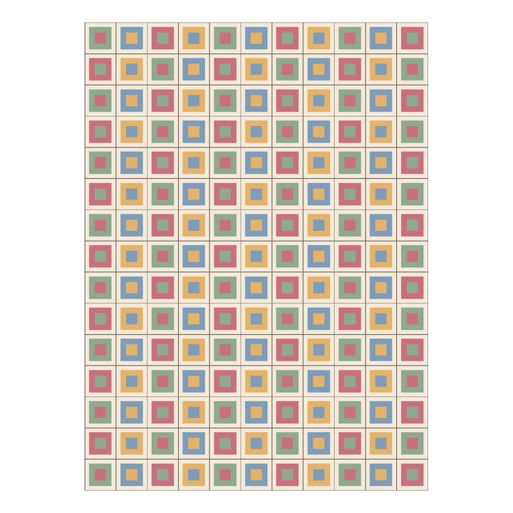 Plaid en carrés granny